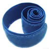 JM-PES10 Custom Nylon polyester material nylon rolls Knitted woven hook and loop Elastic stretch hook loop crochet hook