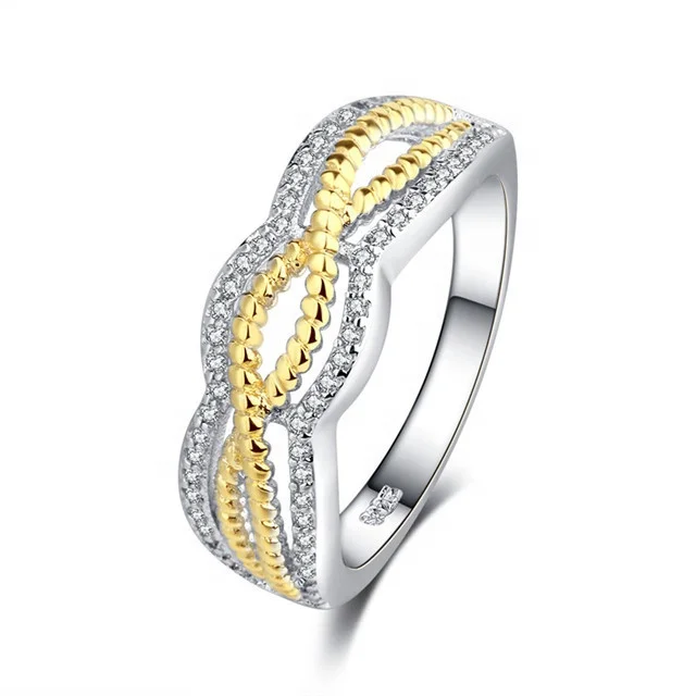 

Unique Women Ladies Big Infinity Ring Female Zircon Stone Ring Promise Engagement Ring Wedding Band Fashion Jewelry