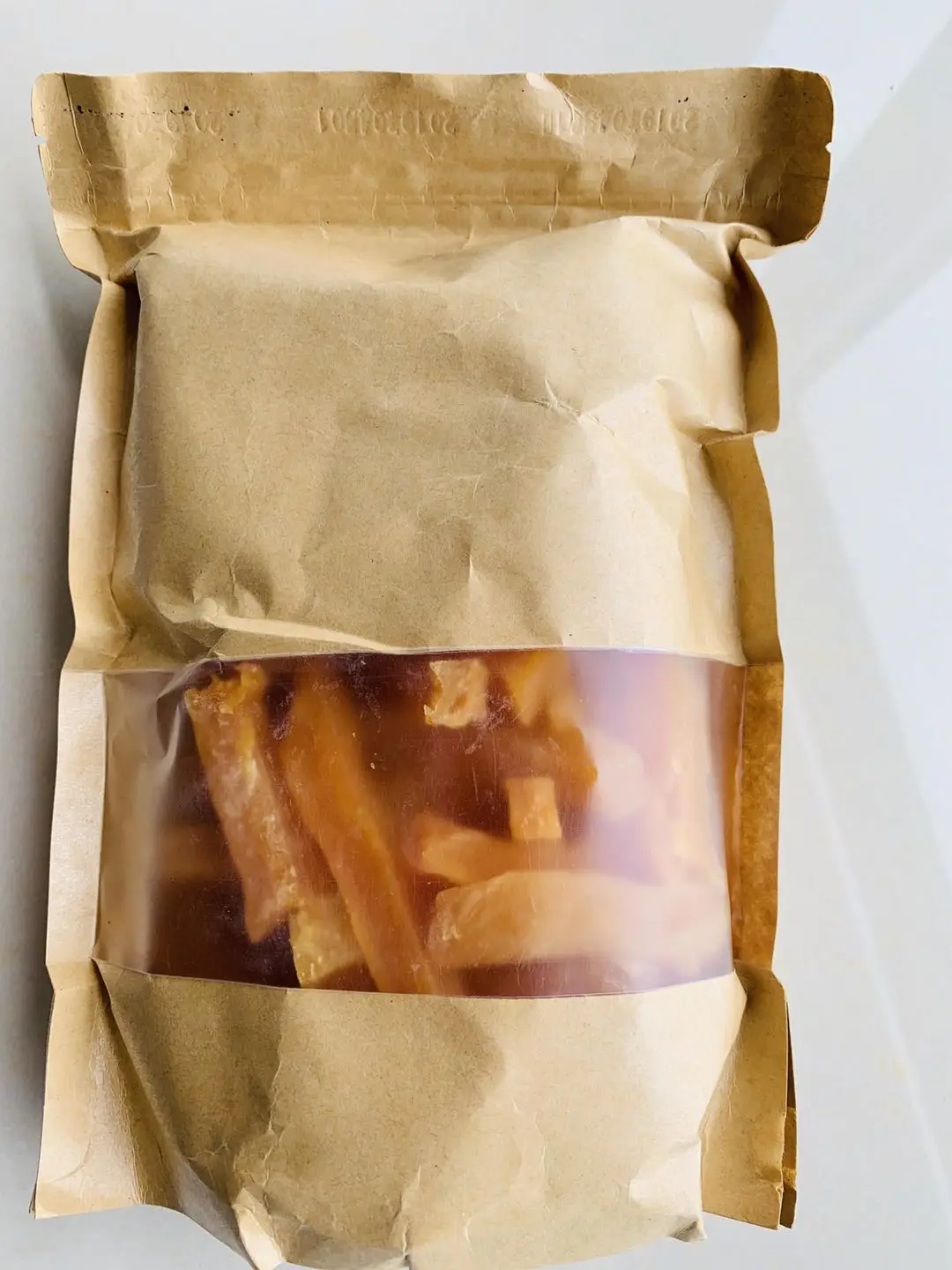 
Low sodium / zero additive dog healthy snacks dried sweet potato sticks half soft 