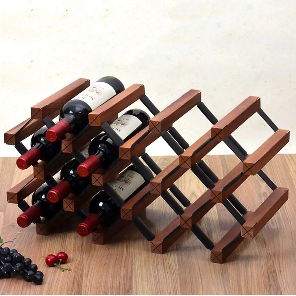 Wine Cellar Pantry B Wine Display Rack Iron Countertop Wine Bottle