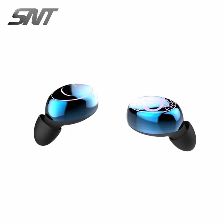 Best Gift TWS Earbud Wireless Blue tooth Headset Fashion HiFi Volume Control Earphone With Mic