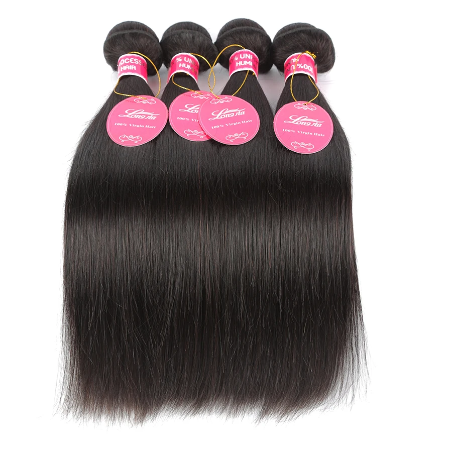 

YL KBL Cuticle aligned raw virgin brazilian human hair, Natural color