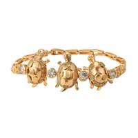 

75897 xuping jewelry fashion 18K gold plated animal shaped charms bracelet