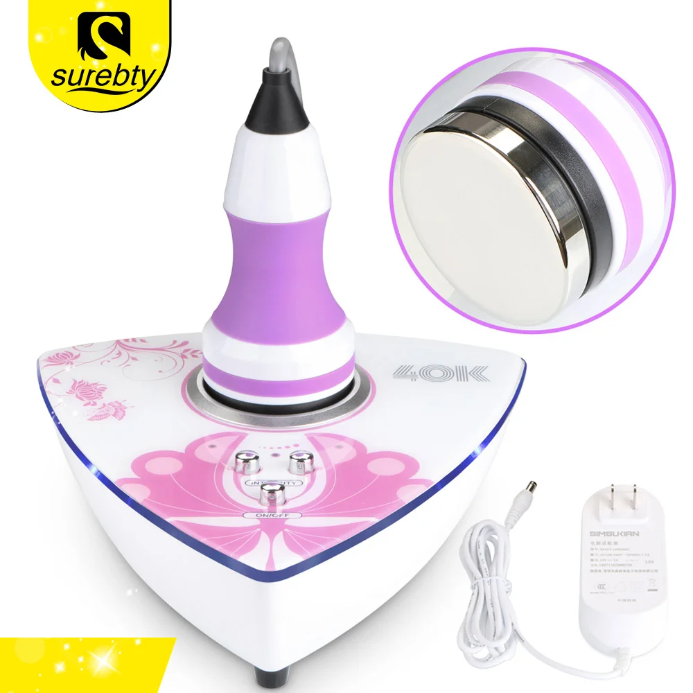 

Mini 40khz Cavitation Machine Weight Loss Cavitation Ultrasound Ultrasonic Body Shaping Slimming Beauty Machine, White