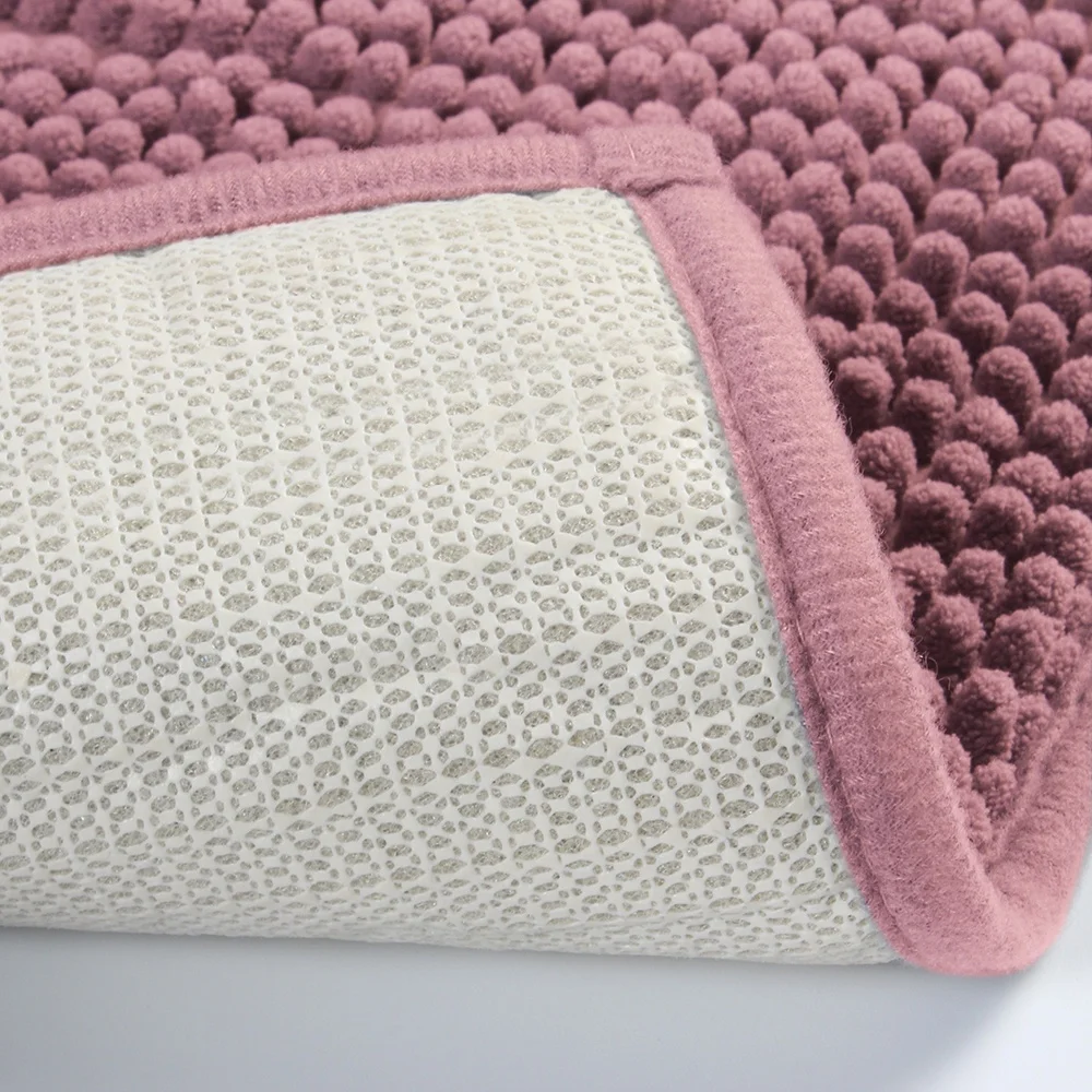 金华热产品泡沫按摩防滑超细纤维浴室地毯