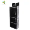 POS Retail Floor Display Customized Folding cardboard display with peg hooks
