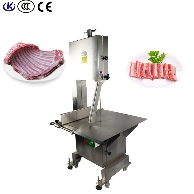 China Electric Commercial Kitchen Food Processor Bone Saw Bandsaw Cutting Machine Meat Band Saws