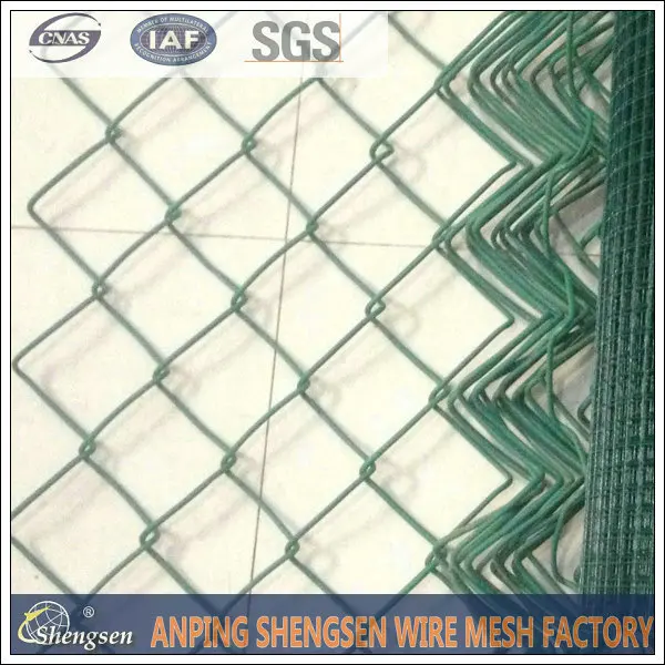 factory price pvc coated chain link sport fence