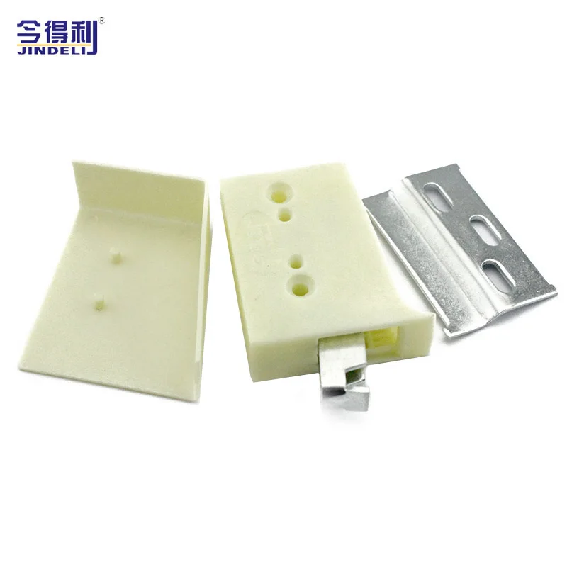 C 10 Kitchen Plastic White Visible Cabinet Corner Hanger Bracket