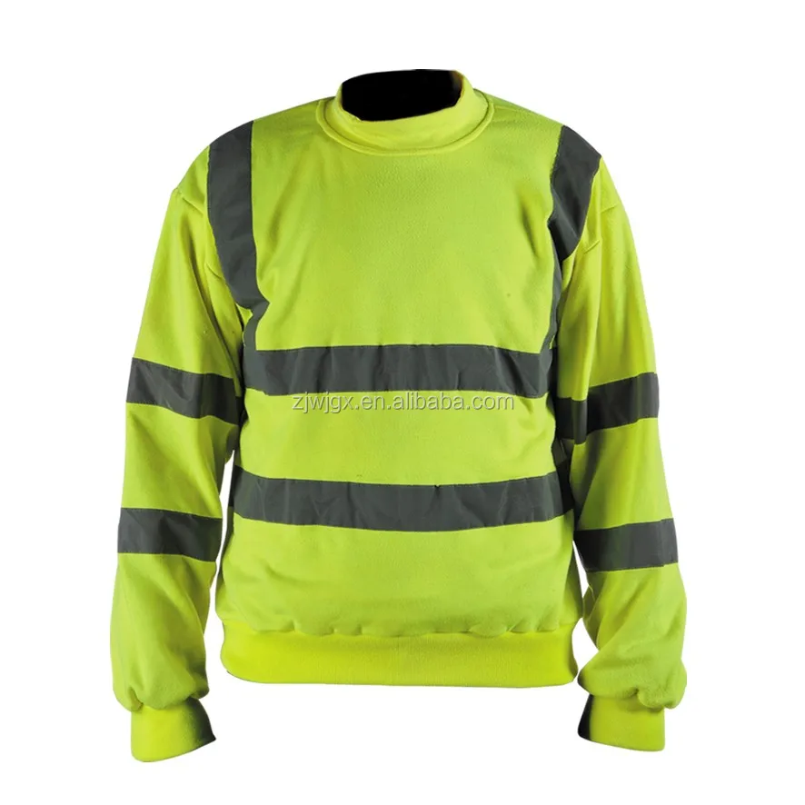 yellow reflective shirt