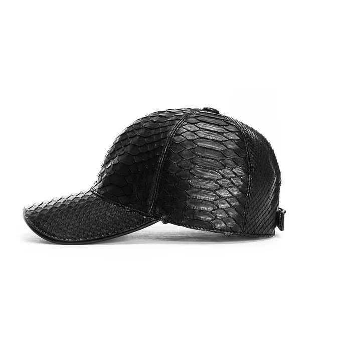 Gorras De Beisbol Wholesale Customized Men Genuine Python Snake Skin ...