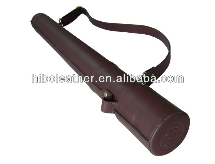 Hibo Fishing Accessories Stylish Leather Fly Fishing Rod Tubes Buy