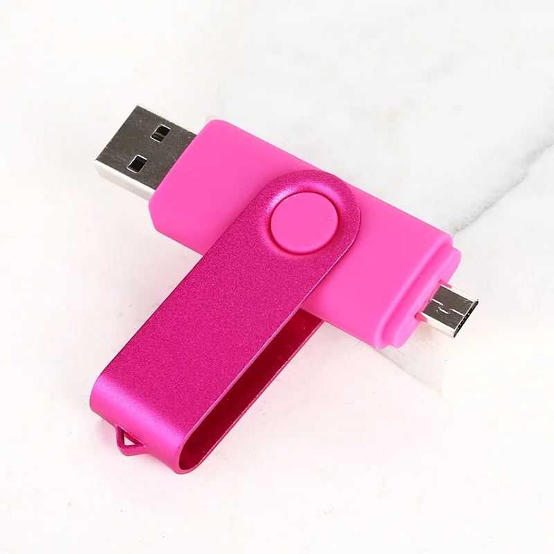 Colorful OTG Usb flash drive 8gb 16gb 32gb 64gb 128gb flash drive Swivel Pen Drive memory stick pendrive usb as gift - ANKUX.COM