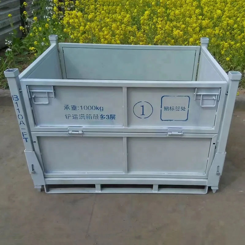 
Wholesale factory warehouse iron pallet container for sale 