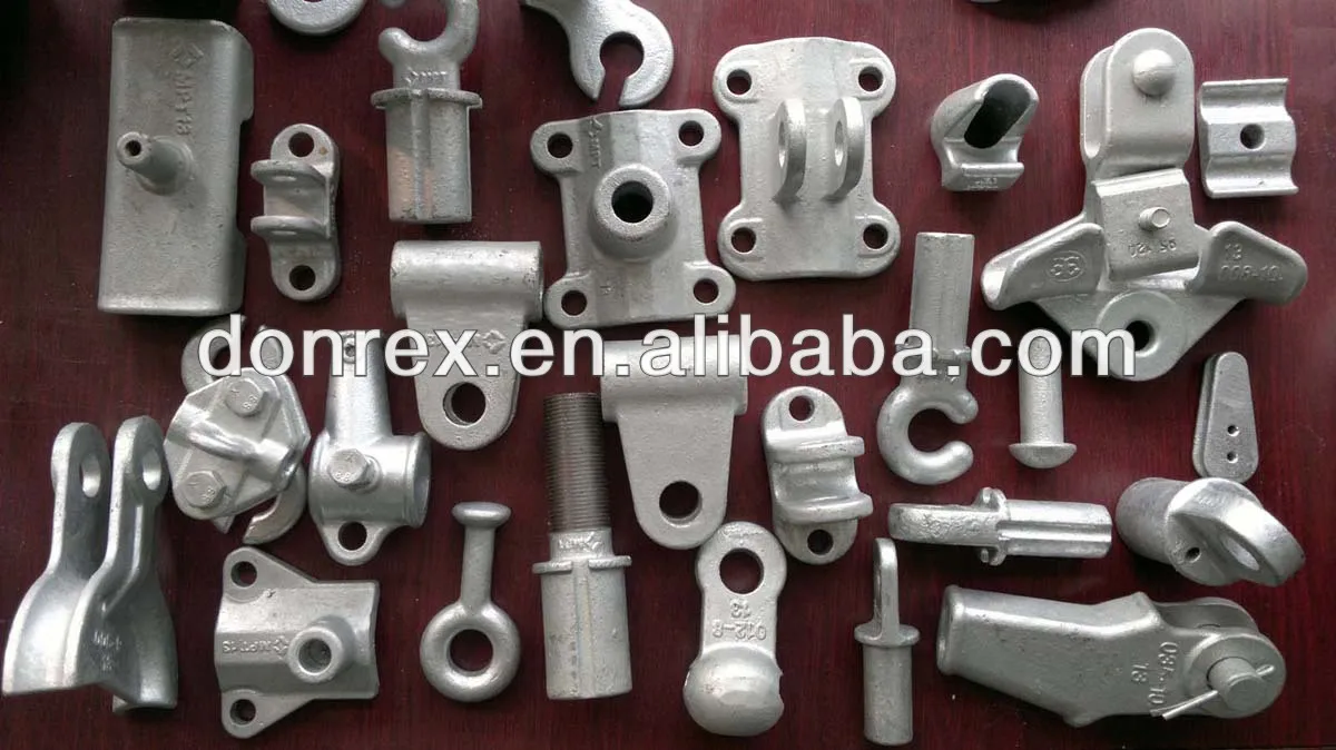 Steel cable clamp made by investment casting