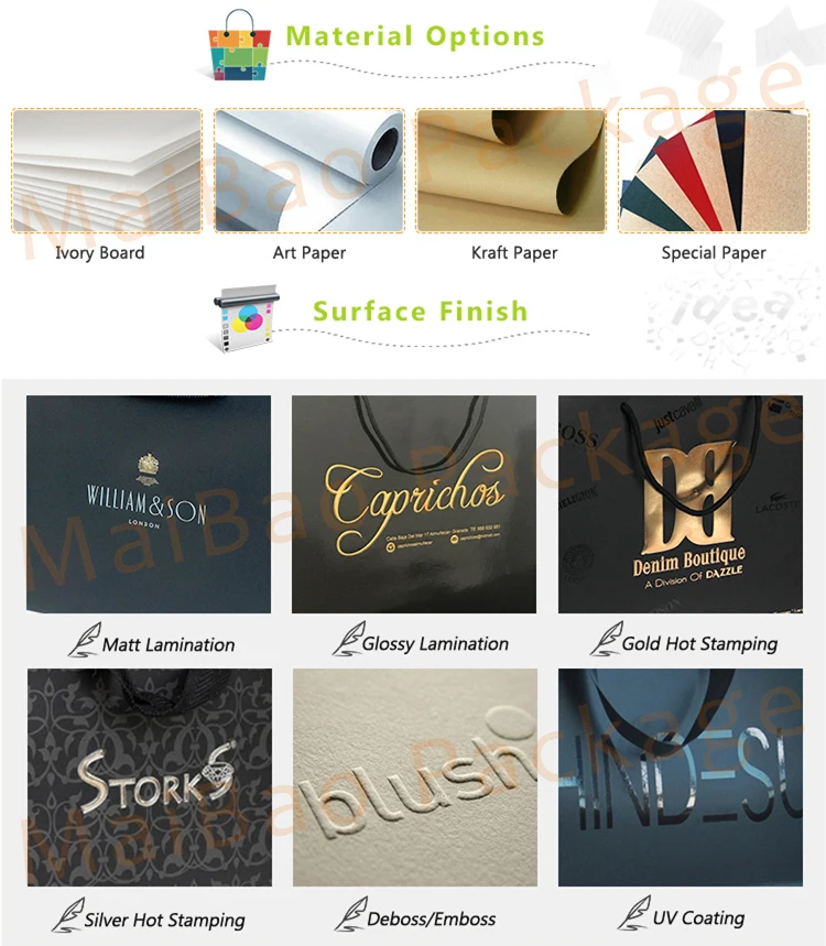 Custom Printed Paper Bags with Your Own Logo