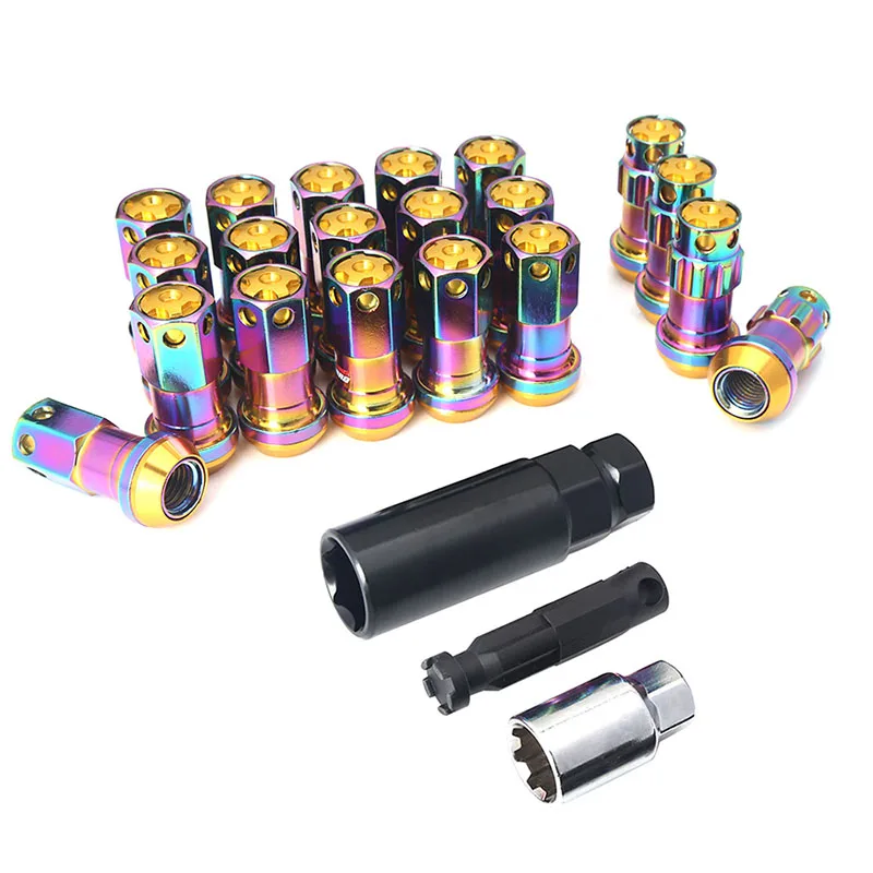 

Fashion Auto Wheel Parts Colorful Lug Nut Wheel Titanium Wheel Nuts