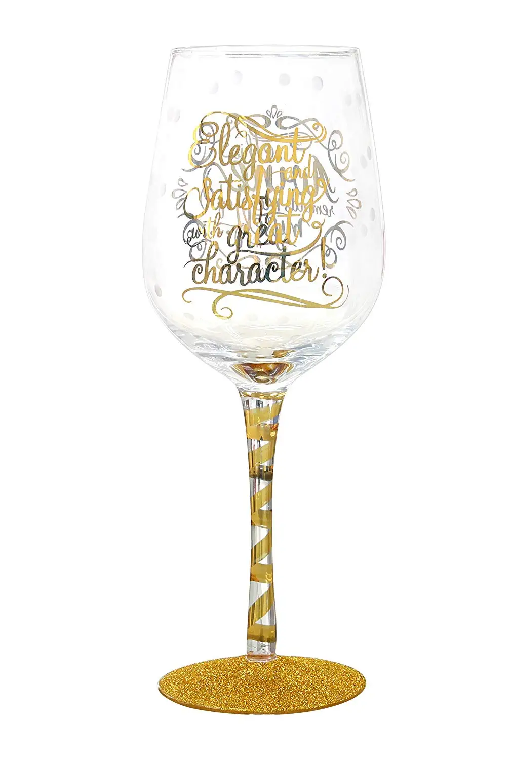 Top Shelf Multicolored Austin Texas Frosted Wine Glass ; Decorative Gift Ideas for Friends and Family ; Hand Painted ; For Red or White Wine