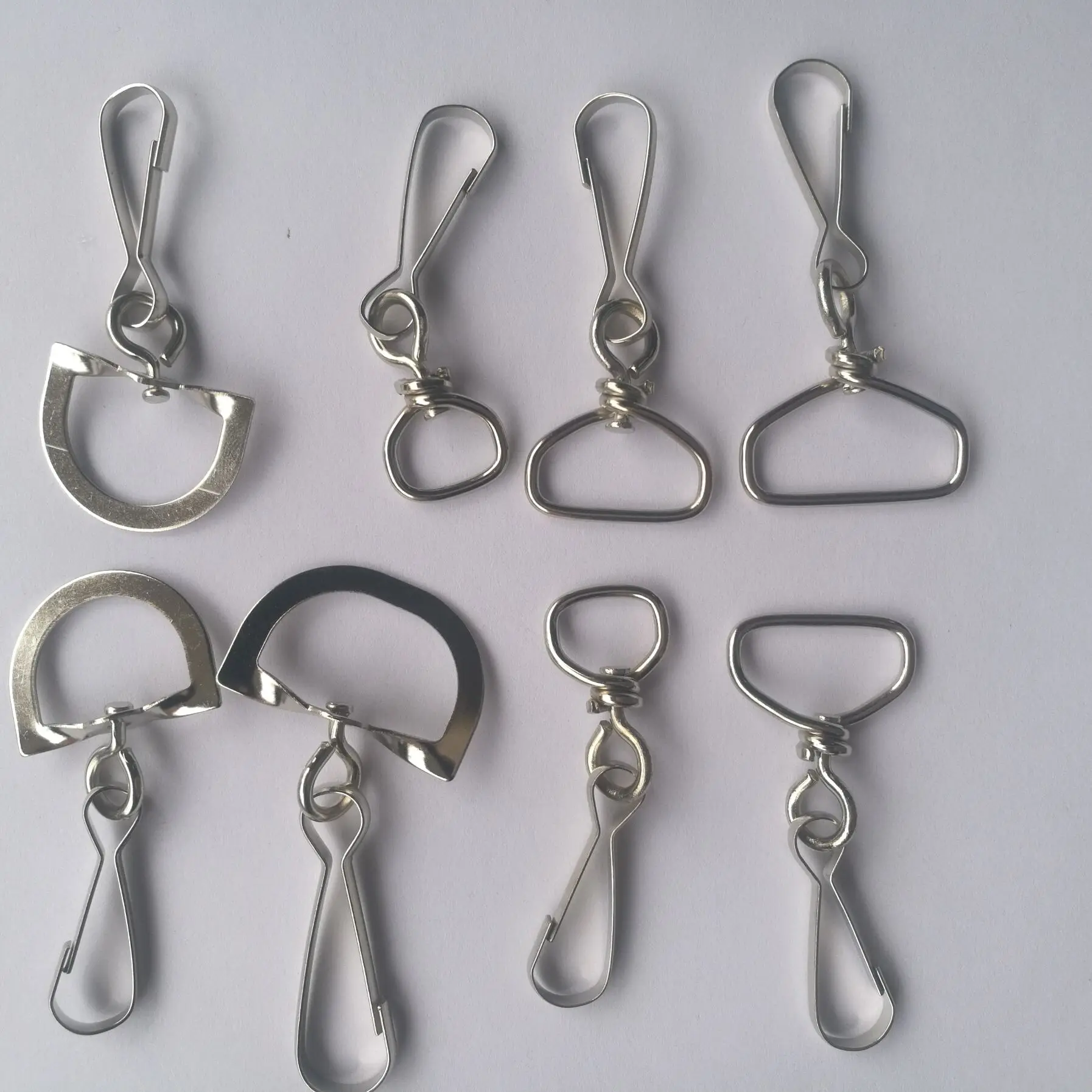 Metal Swivel J Hook For Name Badge Lanyard - Buy Small Metal Hooks ...