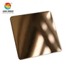 Rose gold mirror embossed etched stainless steel sheets for high quality elevator construction