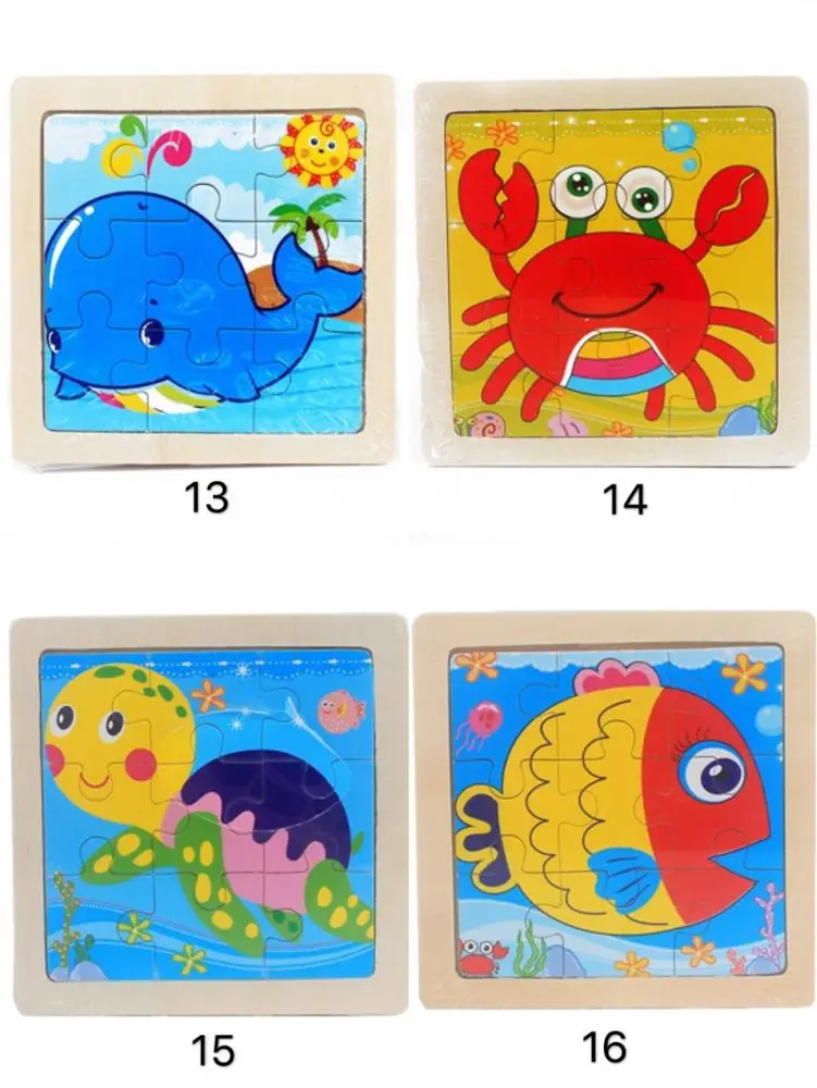 
Wooden Puzzle Jigsaw for Children Baby Educational Toy puzzles for kid 