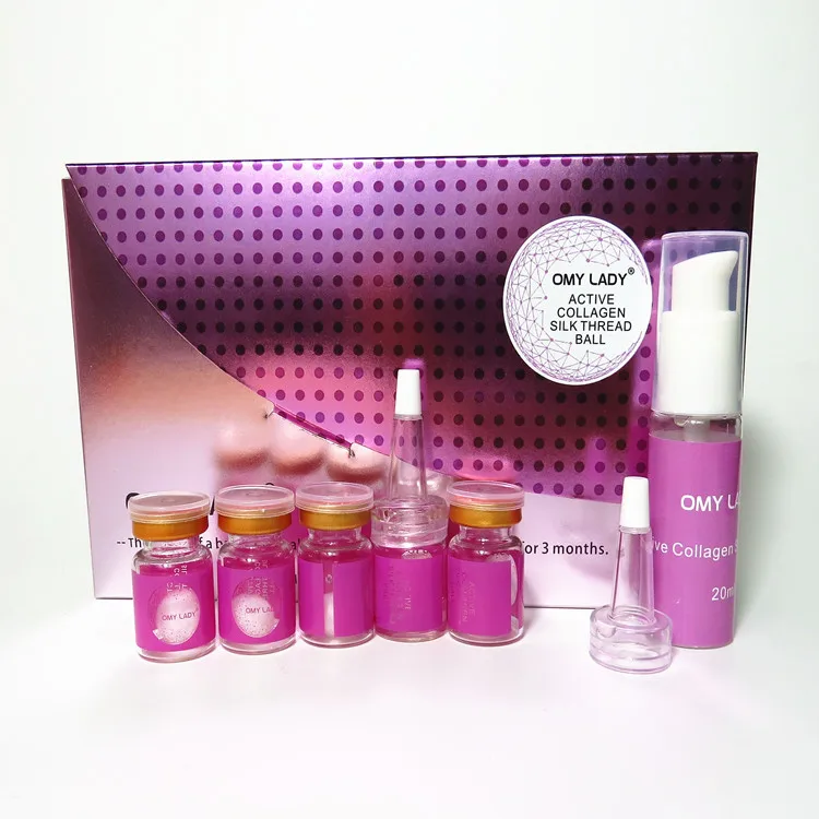 

OMY LADY instantly face lifting ampoules six peptides collagen day and night cream