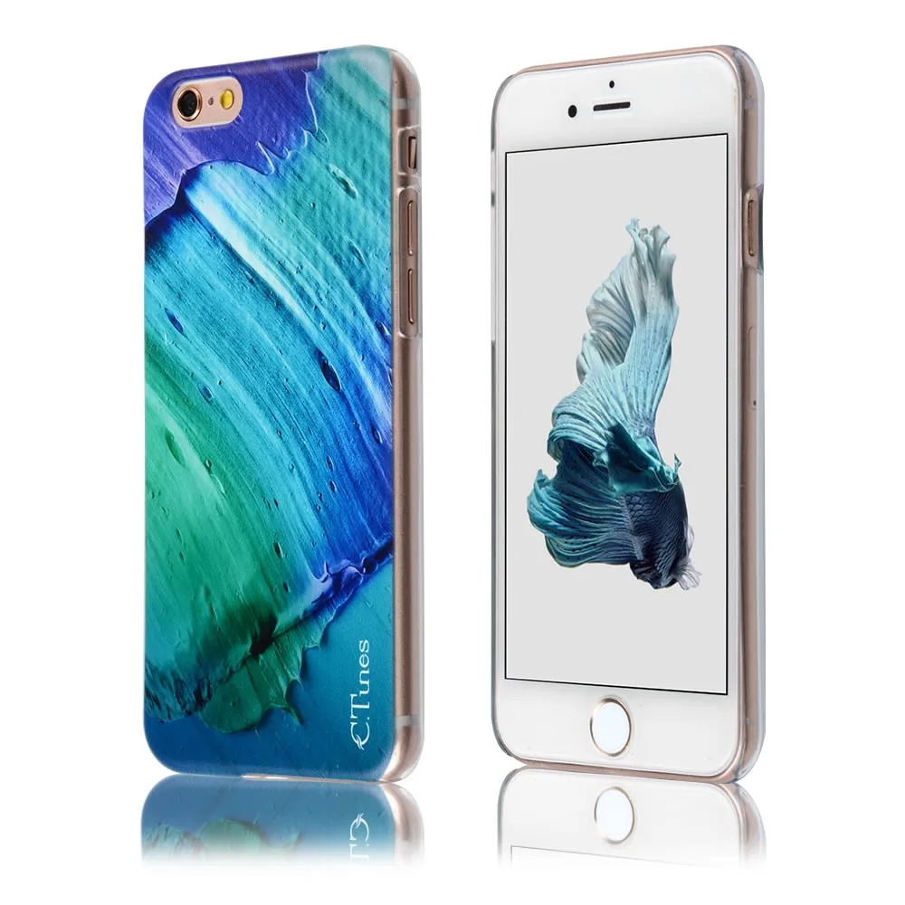 C&T Popular universal IMD Ocean Sea Wave printing pc cover for apple iphone 6