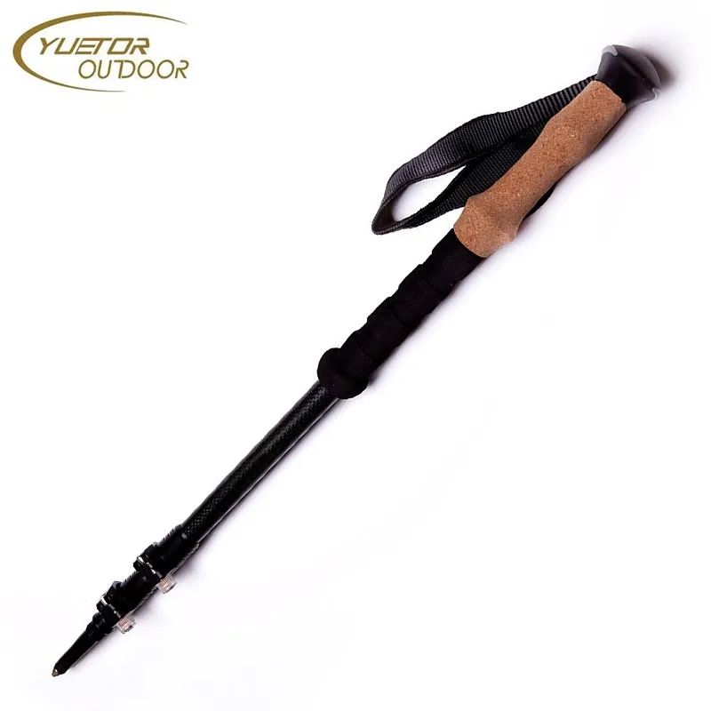 Npot Ultralight Collapsible 100 Carbon Fiber Trekking Poles With Quick