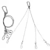 Stainless Steel Hanger Lanyard For Plant Grow Aquarium Light Lamp Hanging Kit