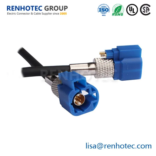 HSD LVDS Cable Y Type 1 to 2 Splitter 4 Pin Code Z to Z Female & Z Male  Connector Wire Video Line,Connector Can be Customized