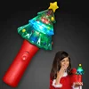 Light Up Christmas Tree Spinning LED Wand-LED Christmas Tree Spinning Wand-Light Up Galaxy Orbiter Wand for Xmas Party Cosplay