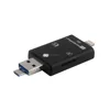 2018 New design custom usb logo common use OTG USB 2.0 for iphone android micro usb PC card reader iflash drive