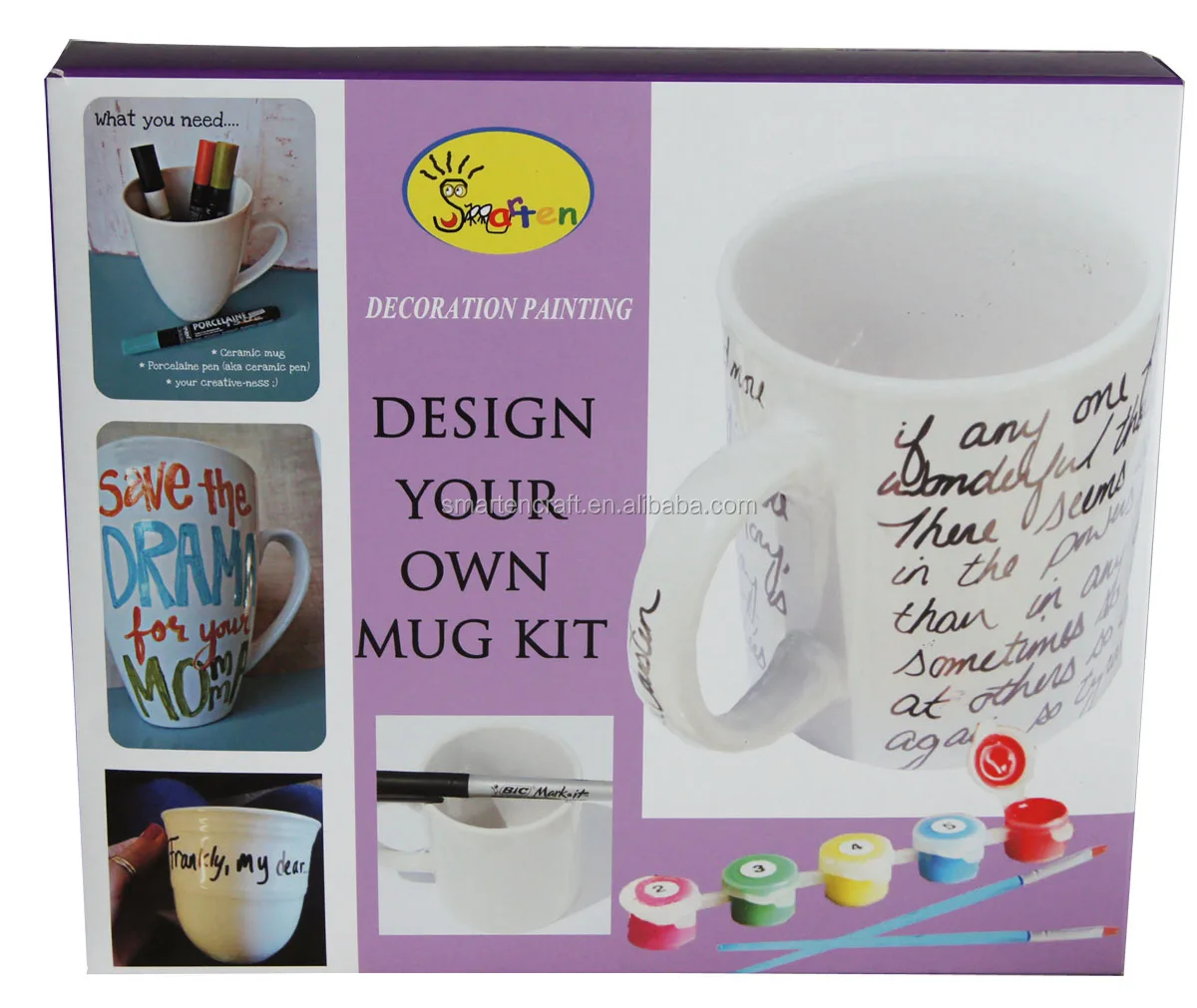 paint your own mug kit