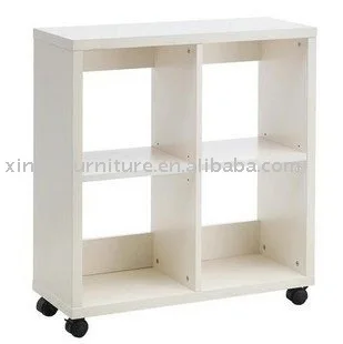 Modern Bookcase With Wheels Buy Modern Cube Bookcase Wooden