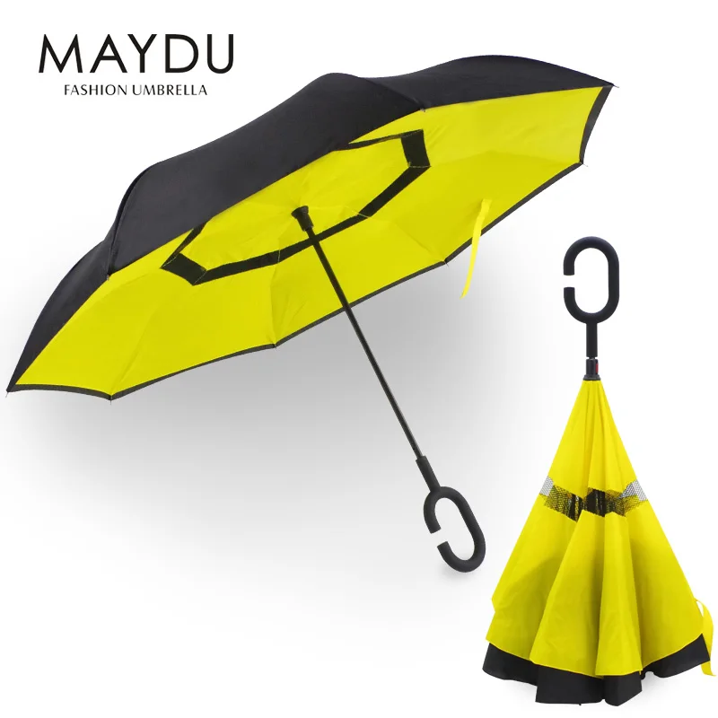 

Shanghai MAYDU new design inverted reverse umbrella for car, Customized color