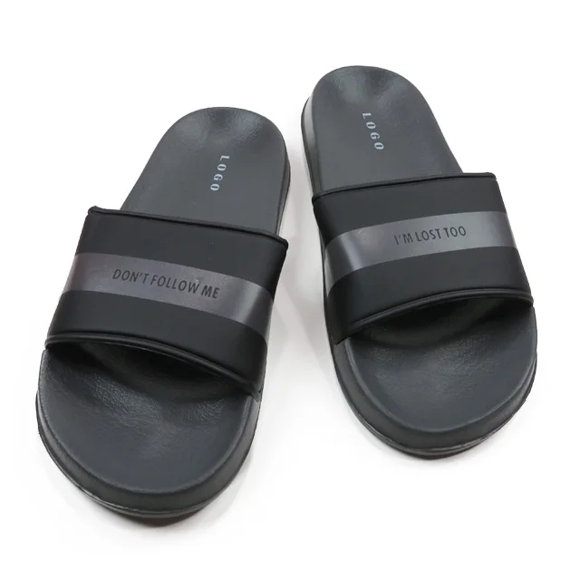 

2012 Summer Rubber Sole Black Slipper Fast Delivery For African Market
