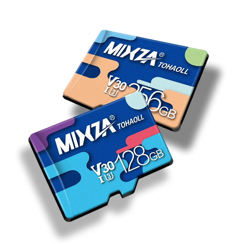 

Wholesale Original MIXZA SD Card 32GB 64GB 128GB Micro TF sd Memory card Class10 U1 U3 C10 IP Camera Micro TF Cards
