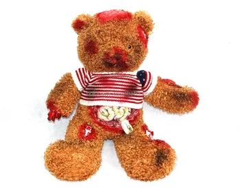 bloody teddy bear