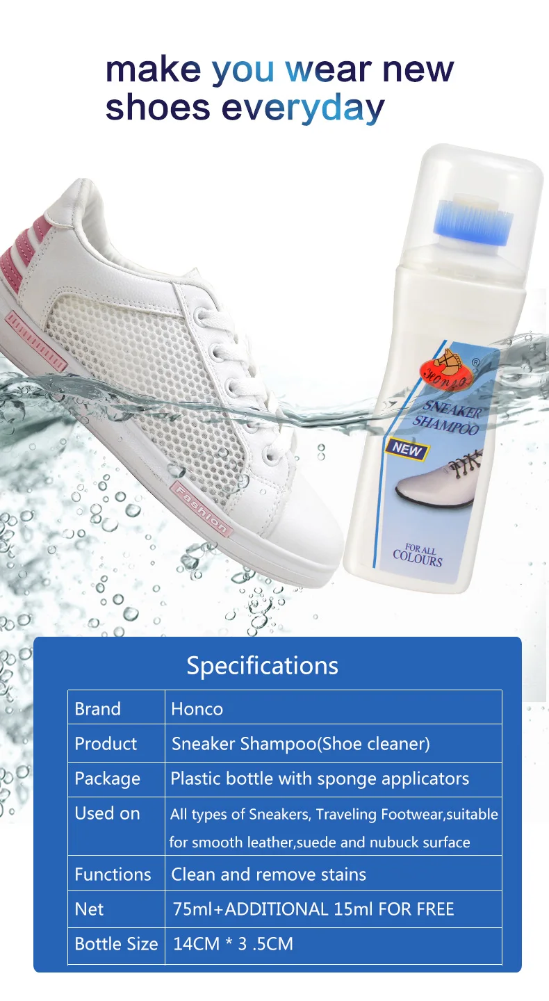 Honco Shoe Whitener White Shoe Polish With Applicator Buy Liquid Shoe