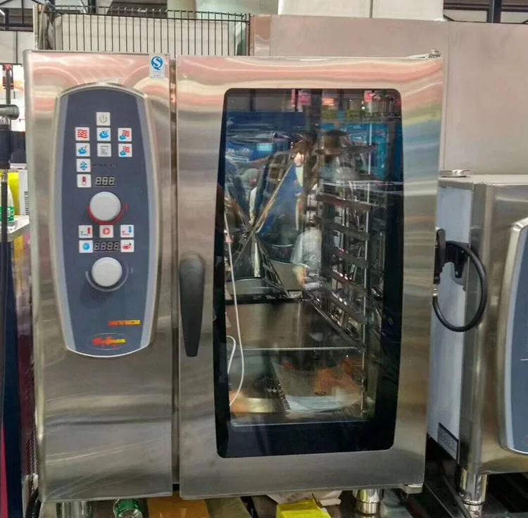 
Bakery machine gas combi oven 6 trays combi steamer series 