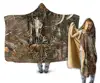 Yutong Old Look Cartoon Butterfly Horse Deer Dinosaur Flannel Fleece Throw Blanket Wearable Microfiber Sofa Blanket