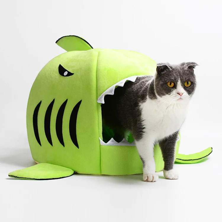 
Canopy Washable Raised Fancy Sofa Shark Pet Cat Bed Luxury Cat Dog Pet House for Sale 
