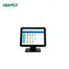 Newest style 5 wire touch screen monitor 12/15/17'' monitor system for restaurant