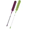 Household cleaning double sided microfiber extendable duster with super long handle reach