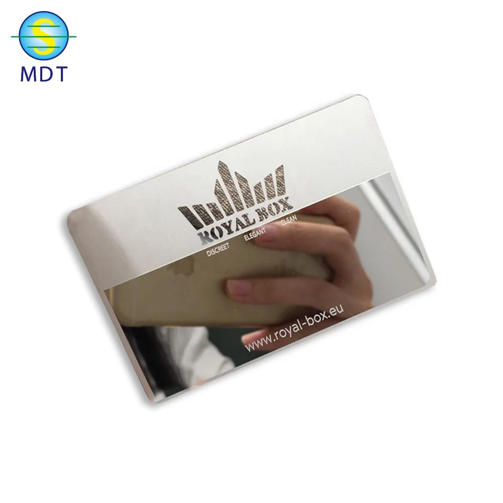 

MDT Embossing premium metal business cardS play gift card, Rose gold,gold,silver,black,bronze or customized