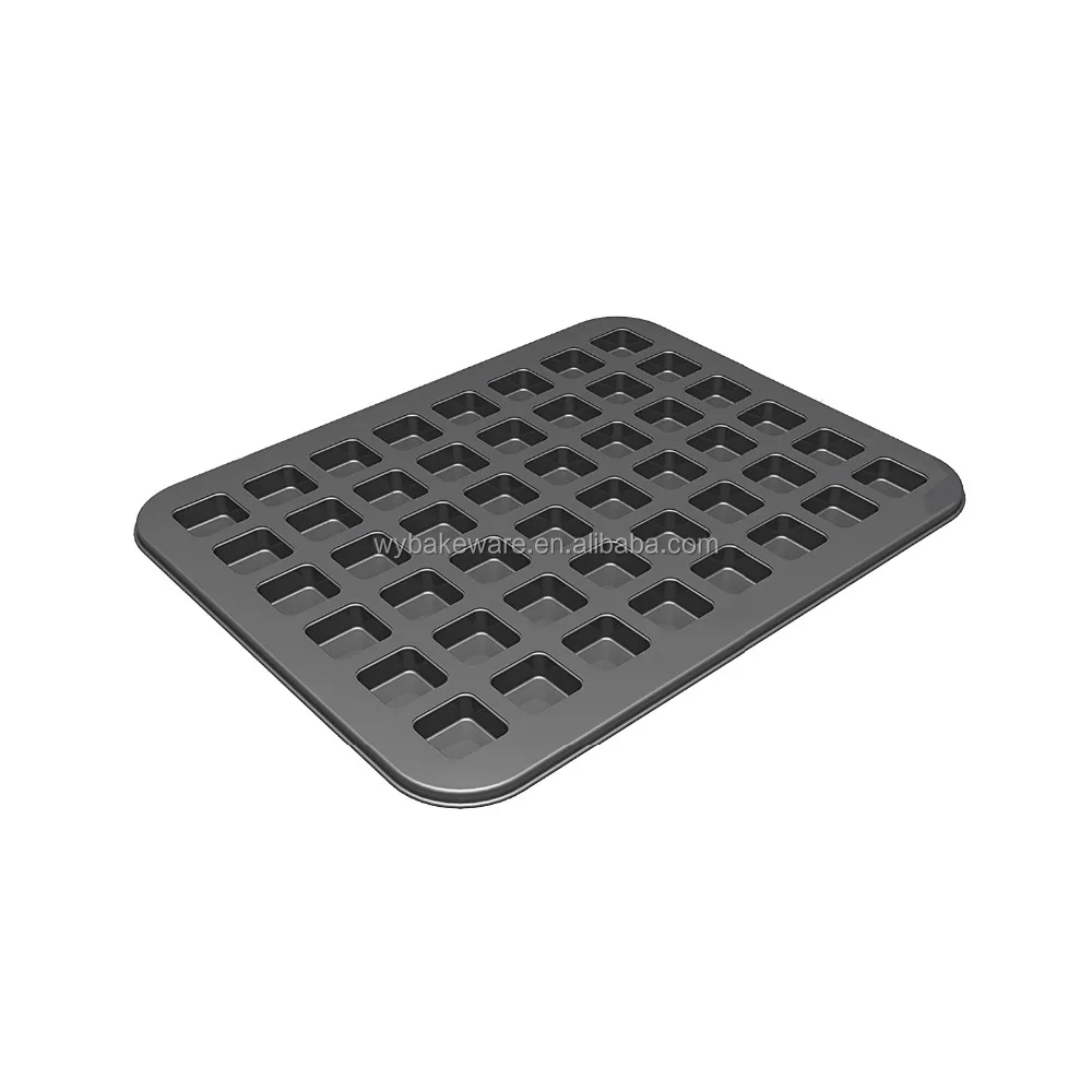 
Okay Bakeware Cutie Mini Brownie Bites Pan, Metallic 