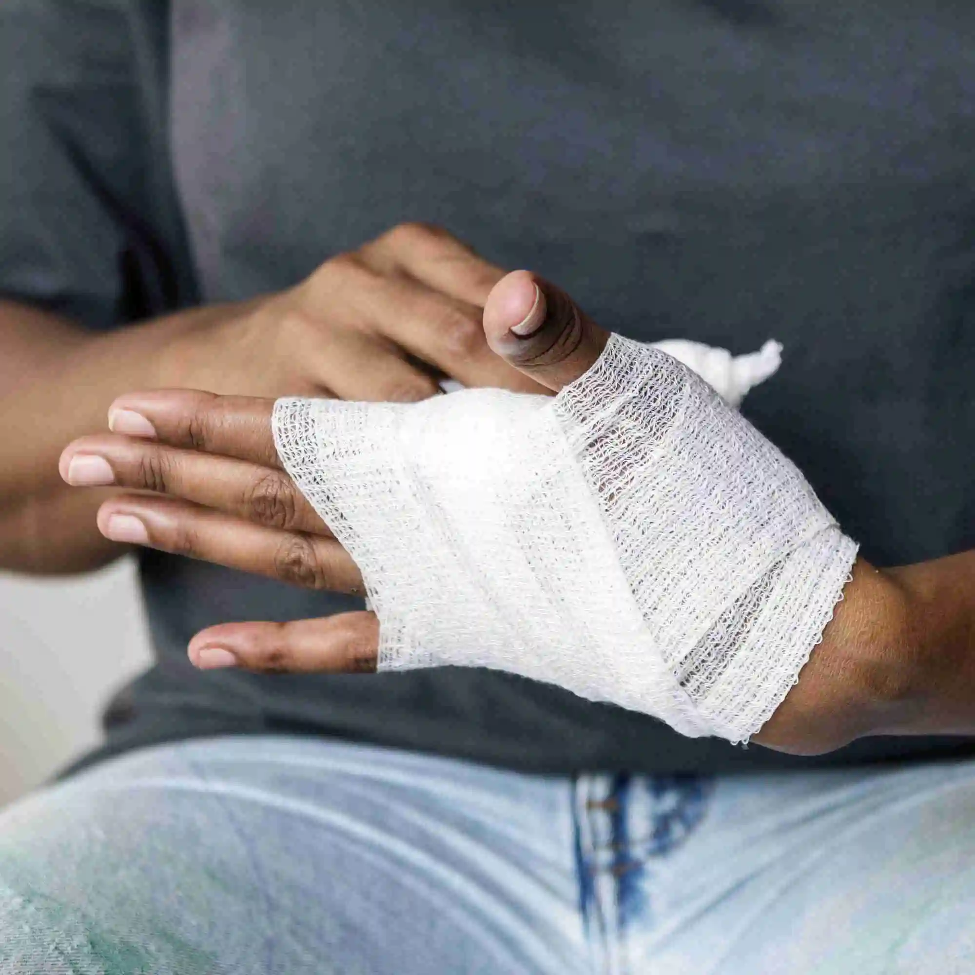 
Degradable wound healing medical gauze 