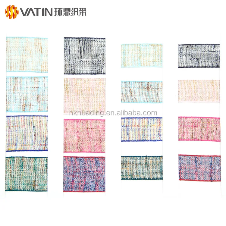 Wholesale Custom Assorted Wired Christmas Natural 1 Inch 25mm Decorative Burlap Ribbon