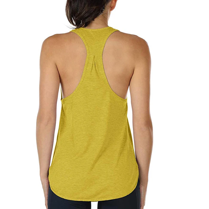 

women's workout tank tops lady Athletic Yoga Tops Racerback Running Tank Top