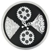 MK-TIME 16 inch moving gear wall clock manufacture